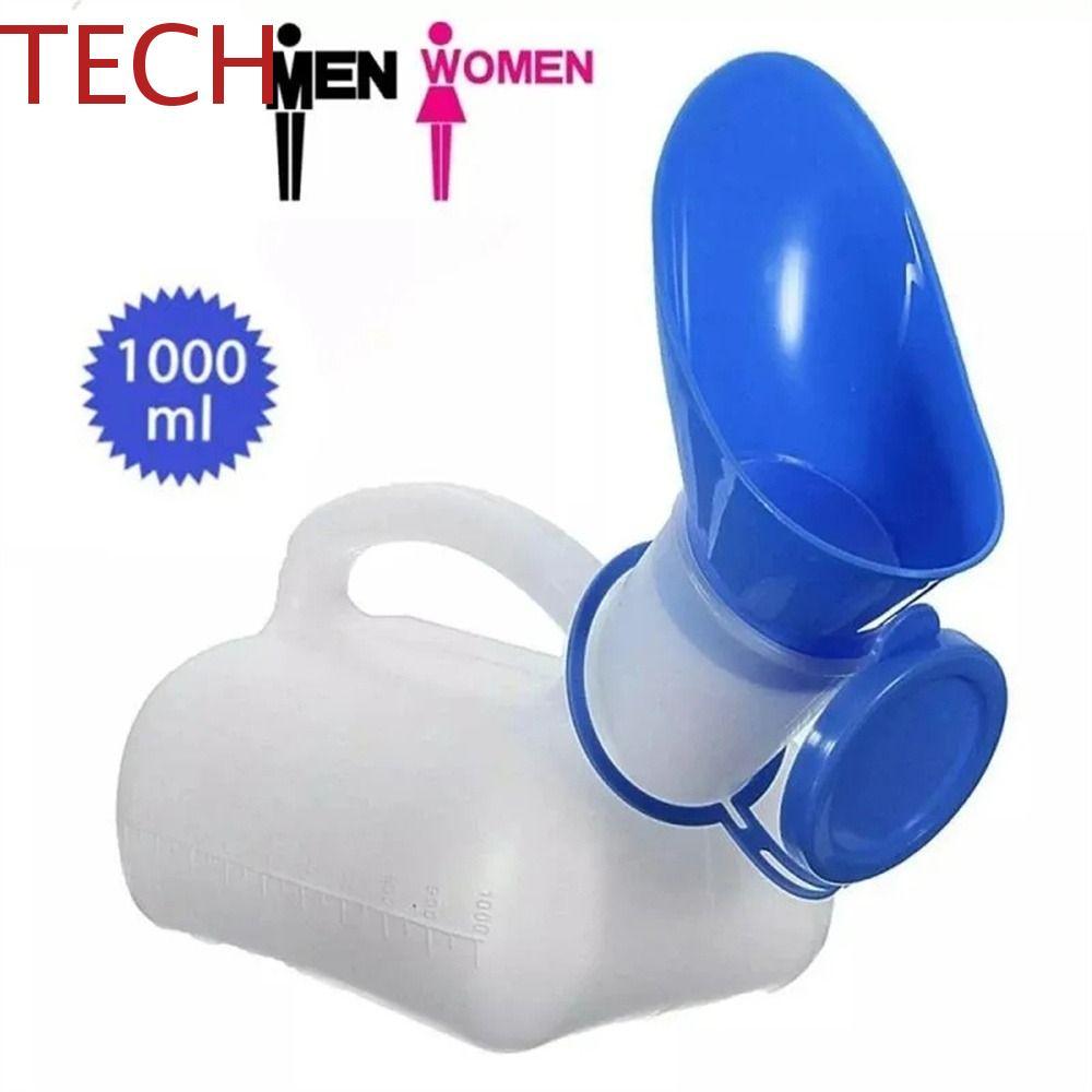 TECH โถปัสสาวะแบบพกพา ความจุ 1000ml เหมาะสำหรับการเดินทาง