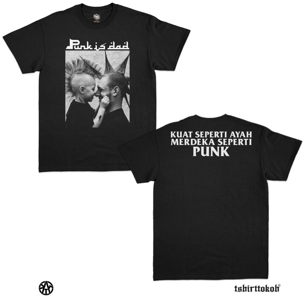 เสื้อยืดพังก์พังก์พังก์ Is Dad เสื้อยืด Strong Like Father premium 30s เสื้อยืดเด็กและผู้ใหญ่ FH