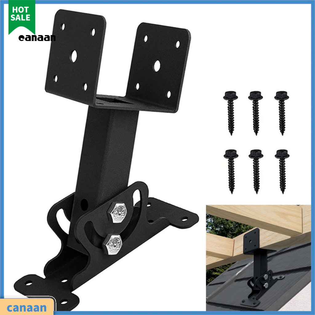 คานัน|  Pergola Roof Riser Beam Bracket ความแข็งแรงสูงปรับหลังคา Riser Bracket Kit สําหรับ Pergola –
