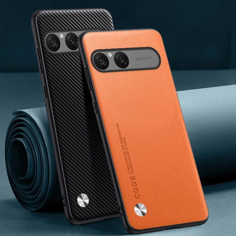 หรูหรา PU หนังสําหรับ Sony Xperia 10 VII 10VII ปกหลังซิลิโคนกันกระแทกป้องกันเคสโทรศัพท์สําหรับ Sony 