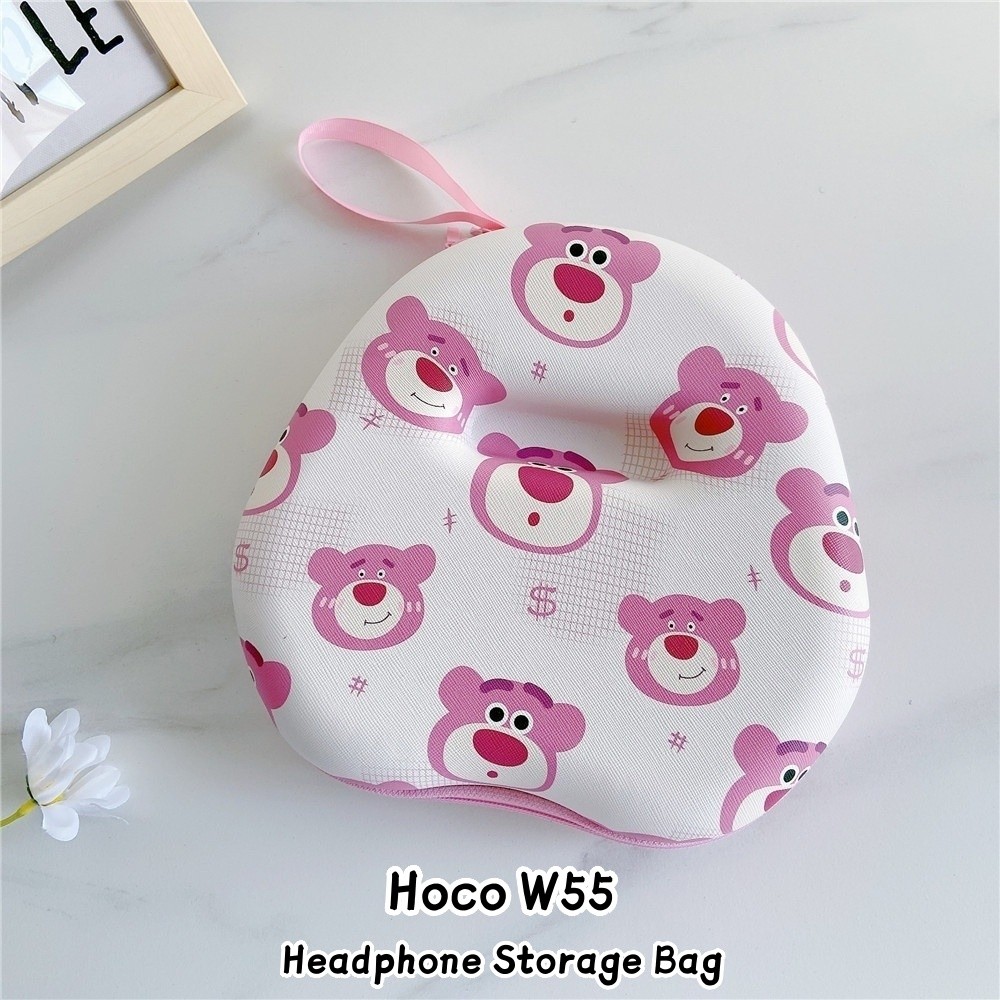 ส่วนลดสําหรับ Hoco W55 เคสหูฟังการ์ตูนสร้างสรรค์ชุดหูฟังหูฟังกระเป๋าเก็บปลอกกล่อง