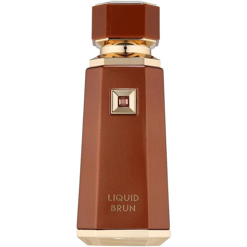 Liquid Brun Eau De Parfum 3.4 Oz by Fragrance World (คอเต่าผ้าฝ้ายฉย)