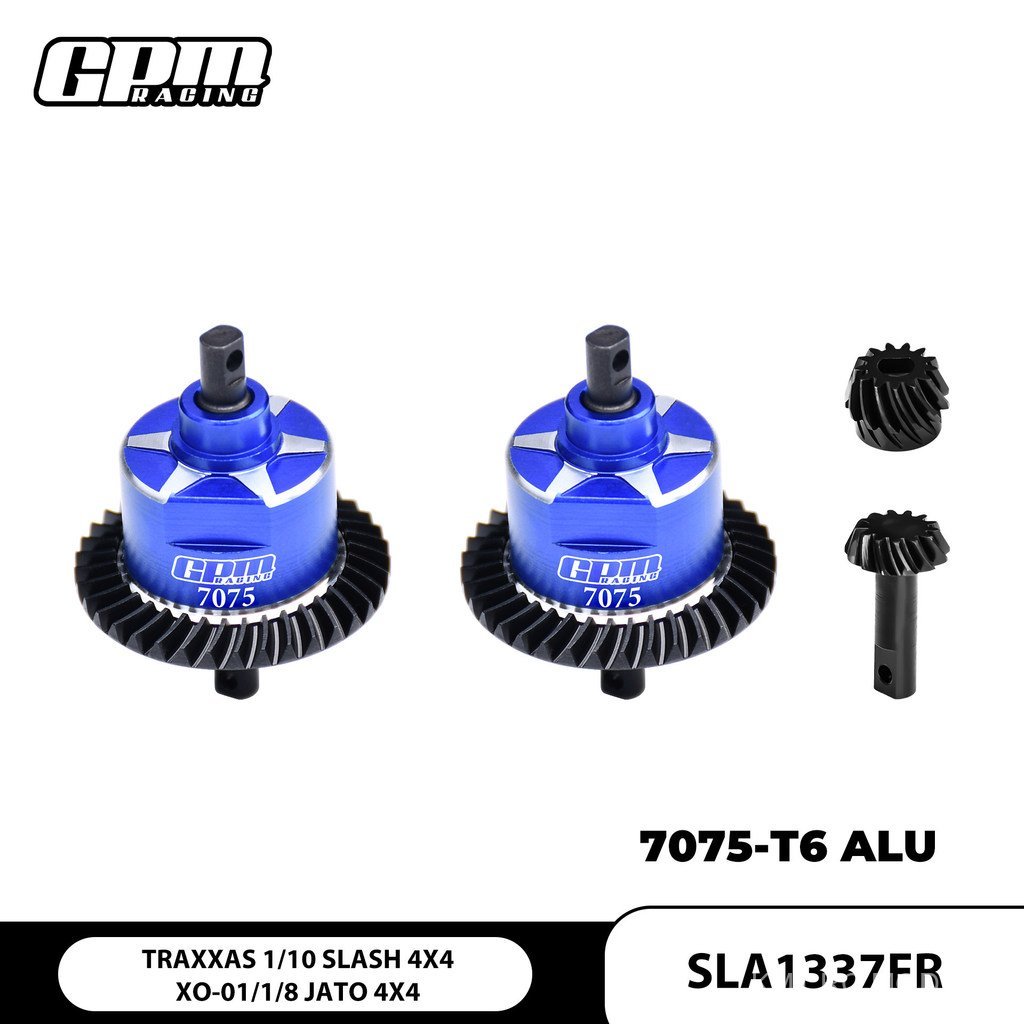 TRAXXAS 1/10 SLASH 4X4 XO-01 Jato เหล็กคาร์บอนขนาดกลาง + อลูมิเนียม 7075 ด้านหน้า + ความแตกต่างด้านห