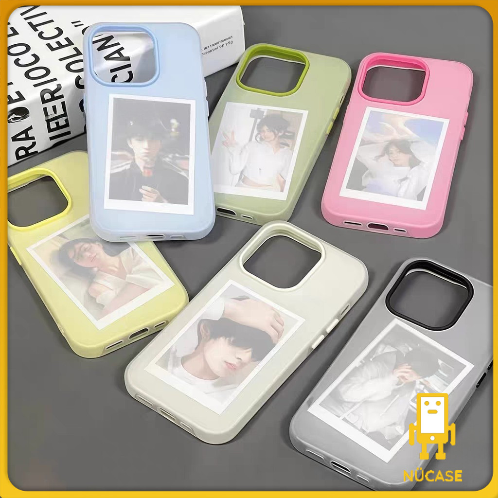 เคสโทรศัพท์แบบ 2 in 1 ซิลิโคนใส เคสเยลลี่ สำหรับ iPhone 16 15 14 13 12 11 Pro Max X XR XS Max 7 8 6 Plus เคสไอโฟน 13 เคส