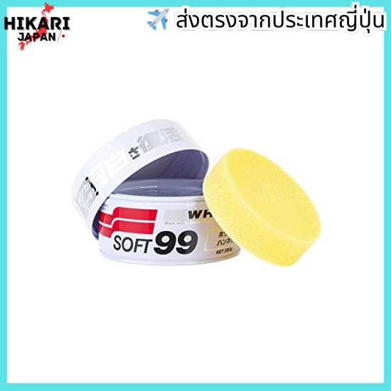 SOFT99 (SOFT99) WAX WAX NEW SOFT99 WHITE HANNELI Sponge for protecting and polishing automotive pain