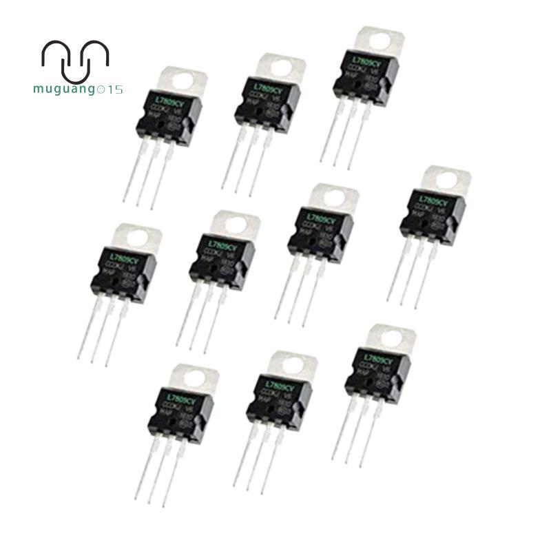 [ขาย M5]ตัวควบคุมแรงดันไฟฟ้า - 10 ชิ้นใหม่ L7809CV L7809 LM7809 TO-220 เครื่องปรับแรงดันไฟฟ้า IC 9V 