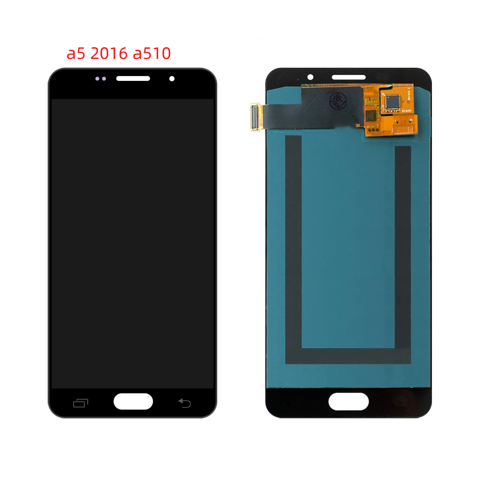 OLED สําหรับ SAMSUNG A5 2016 A510 A510F A510M SM-A510F จอแสดงผล LCD Touch Screen Digitizer Assembly 