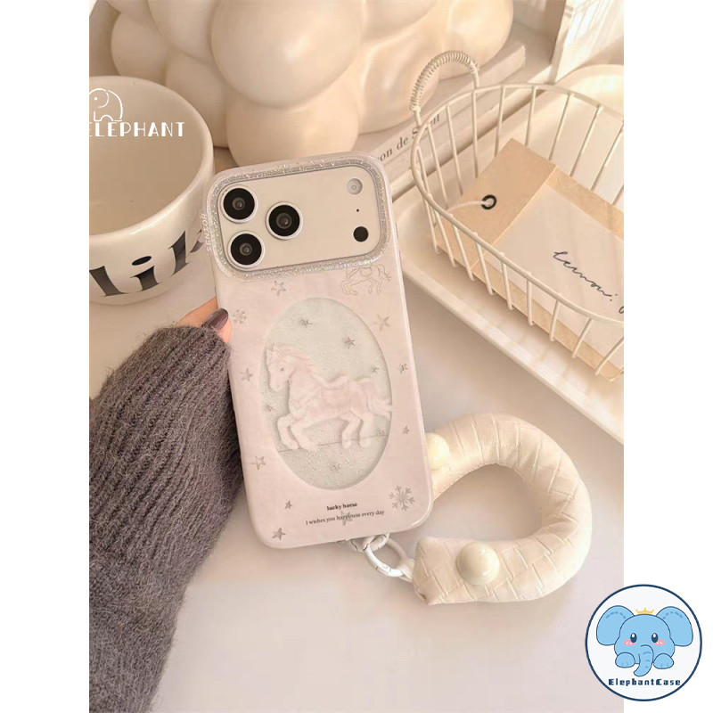 เคสผงกะพริบ ลายป้าร้องมีปีกดาว น่ารัก2026 สำหรับ IPhone 17 16 Air XR 15 12 13 11 14 Pro Max X XS 14 15 `6 7 8 Plus