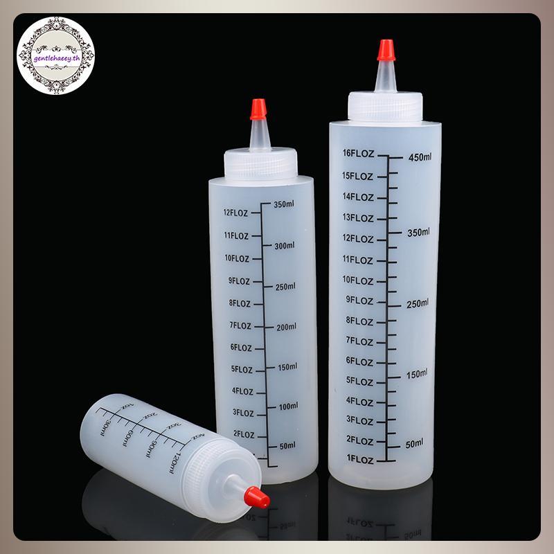 GG 120/350/450ml พลาสติกเข็ม-จมูกขนาดขวดบีบ Squeezable ขวดรั่วสําหรับห้องครัวสลัดซอสบีบขวด TH