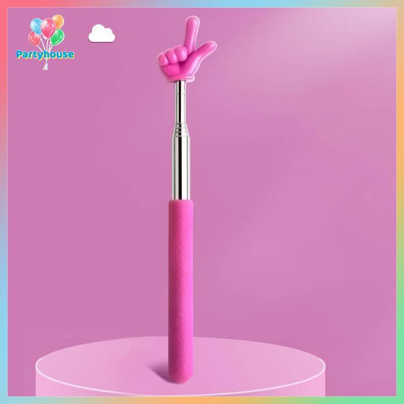 UVIG> Retractable Teacher Pointer Finger Design StainlessSteel Telescopic School Teaching Pointer St