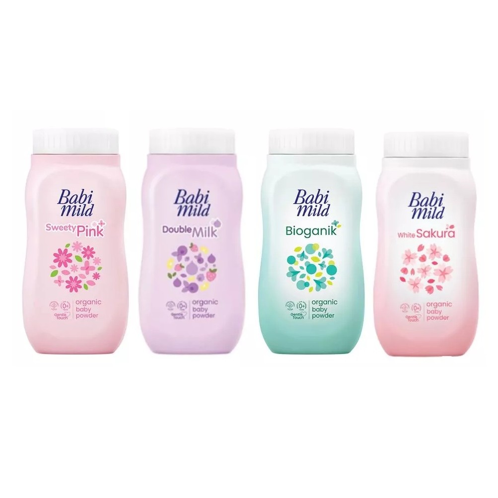 (1ขวด) แป้งเบบี้มายด์ ขนาด 45กรัม Babi Mild Powder