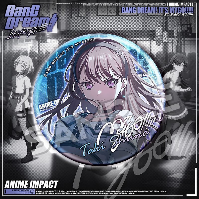 网红BanG Dream It's MyGO动漫周边椎名立希高松灯要乐奈徽章谷子吧唧BanG Dream It'sq gIqV4QZHW00119