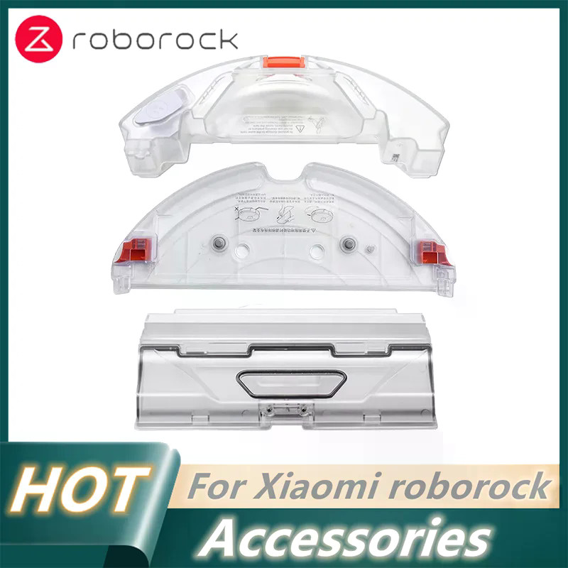 สําหรับ Roborock S5 Max S6 MaxV S6 Pure T7 หุ่นยนต์เครื่องดูดฝุ่นถังน้ําฝุ่นกล่อง Mop Rack Mop ผ้า