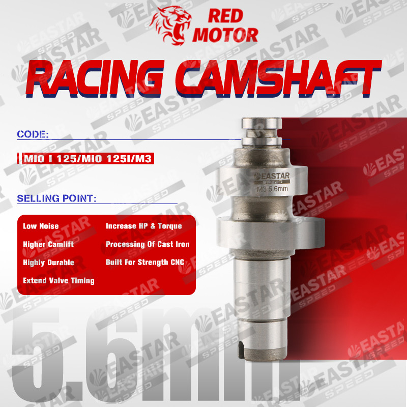 แคมแต่ง CAMSHAFT RACING สําหรับ MIO i 125/MIO 125i/M3 – 5.6 มม.
