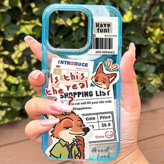 เคสโทรศัพท์ใสลายมินนี่เมาส์น่ารัก ใช้ได้กับ iPhone 13 Pro/11/12 Pro Max/14/15/16 เคสคุณภาพสูง ป้องกันเลนส์จากการตกกระแทก