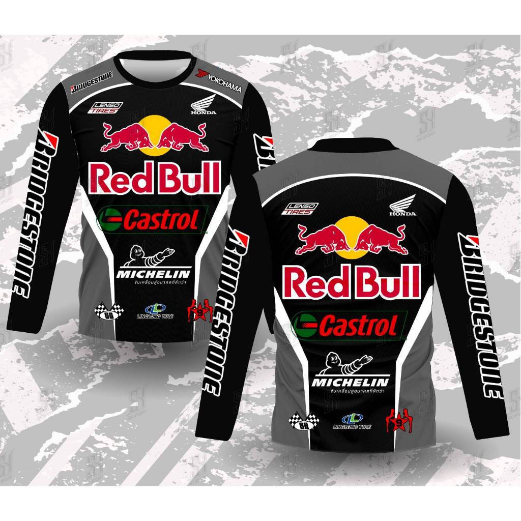 เสื้อยืดลาย กระทิง RED แขนยาว และแขนสั้น