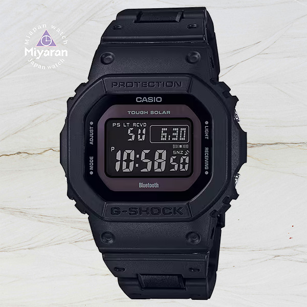 Casio G-Shock GW-B5600BC-1BJF Eco-Drive Radio Time Reporting Case Polymer Stainless Steel Mineral Gl