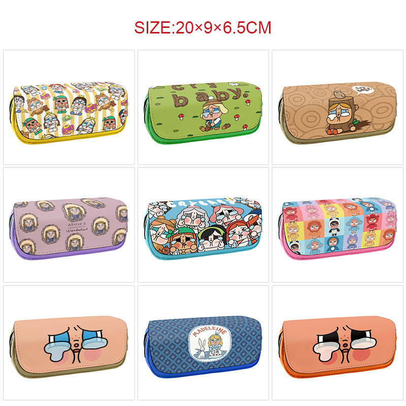 Super Hot Crybaby Crybaby Flip Zipper Pencil Case Ugly Cute Funny Multifunctional Stationery Box