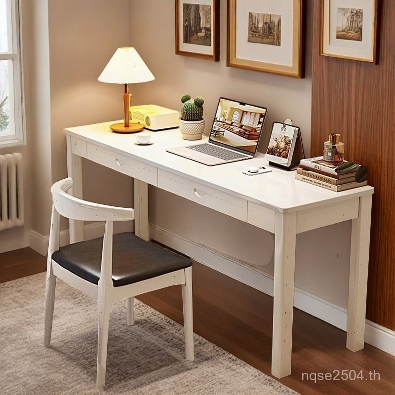 การเขียนเต็มห้องนอนครัวเรือนพาร์ทเมนท์ขนาดเล็กนักเรียนประถมโต๊ะไม้เนื้อแข็งโต๊ะทํางานผู้ใหญ่โต๊ะคอมพ