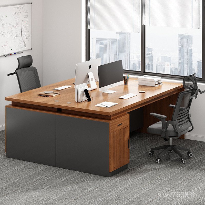 โต๊ะที่ทันสมัยโต๊ะคอมพิวเตอร์โต๊ะเฟอร์นิเจอร์สํานักงานครัวเรือนเจ้านายโต๊ะพนักงานรวมกันสํานักงานที่เ