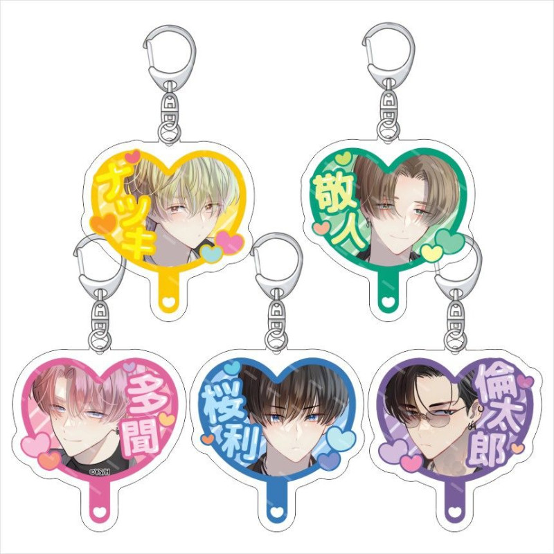 อะนิเมะ Tamons B-Side ใดๆ dos Tammon วางจําหน่ายแล้ว Tōmon Fukuhara คอสเพลย์พวงกุญแจอะคริลิคจี้พวงกุ