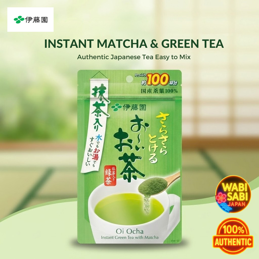 Ito En Oi Ocha Instant Tea Powder – Matcha & Green Tea / Genmaicha