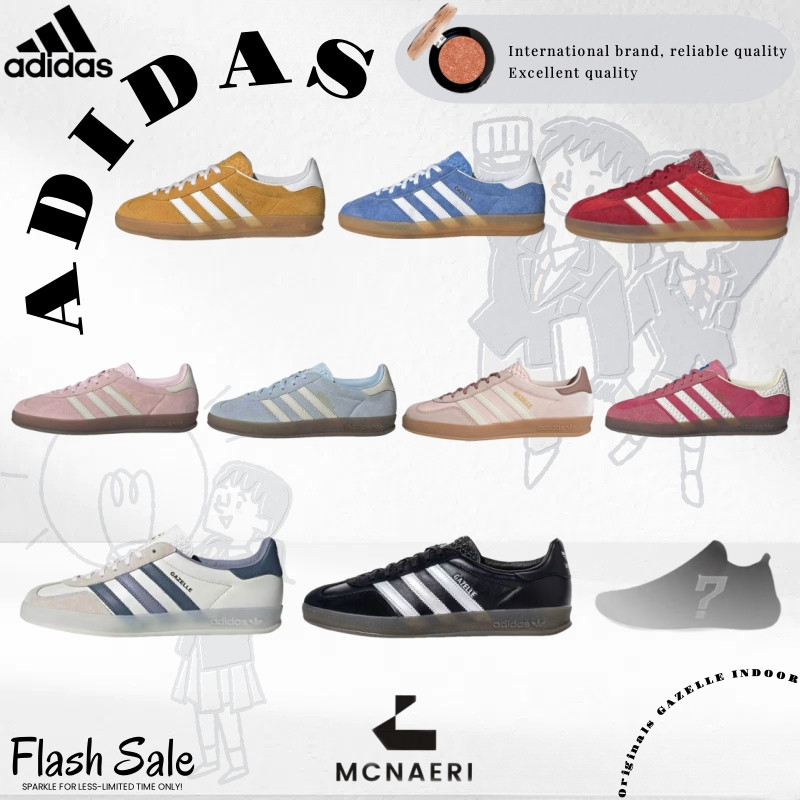 🎉รอพรีออเดอร์/ของแท้ 💯 🎉รองเท้ากีฬาสุดฮิตในตอนนี้ ADIDAS Originals GAZELLE INDOOR HQ8716/HQ8717/IE10