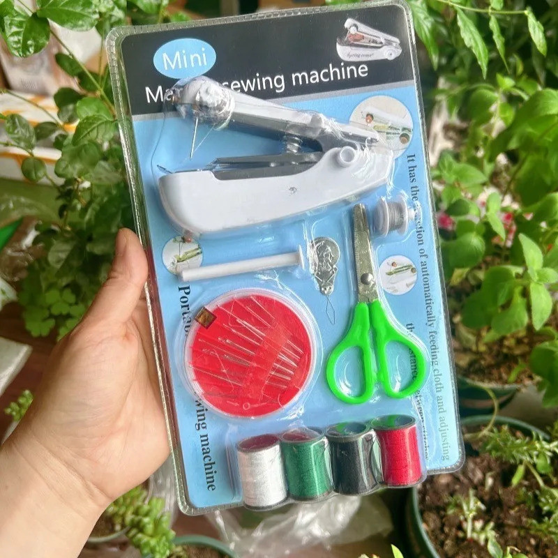 Portable Manual Sewing Machine Set, Household Mini Sewing Machine Wholesale Sewing Kit Knitting Need