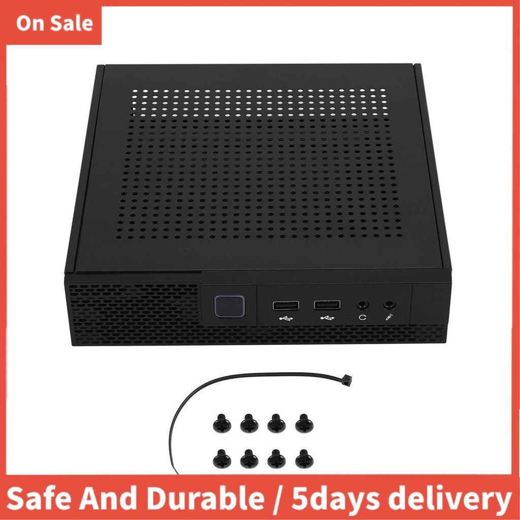 ITX เคสคอมพิวเตอร์ TX02 Mini Desktop Case ควบคุมอุตสาหกรรม HTPC Case