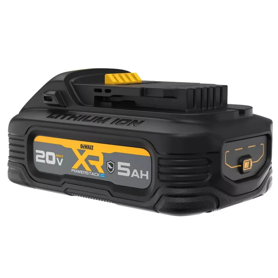 DEWALT แบตเตอรี่ 5AH รุ่น DCBP520G-B1 แบตเตอรี่เสริมเคส Power STACK Oil-Resistant แบตกันน้ำ แบตกันกระแทก thumbnail 4