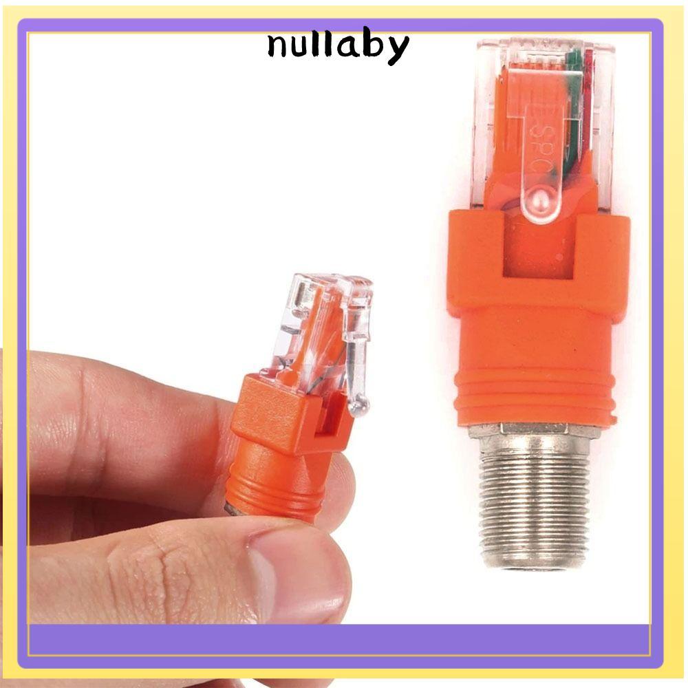 NULLABY BNC F-Type Connector, Coax อะแดปเตอร์ RJ45 ถึง RF หญิงซ็อกเก็ต RJ45 ถึง RF Connector, คุณภาพ