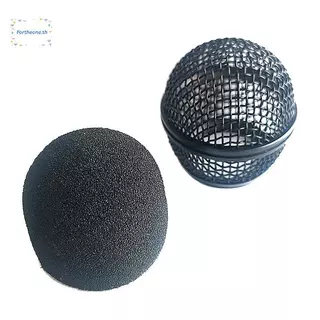 FOT 1 PC สําหรับ Shure SM58 ไมโครโฟนไร้สายเปลี่ยนโลหะไมโครโฟน Grille Replacing Professional Party Mic Head Part TH