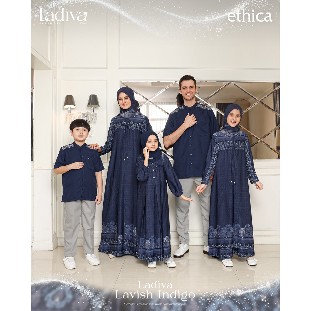 ETHICA Srimbit Family Eid Outfit 2026 LADIVA Lavish Indigo