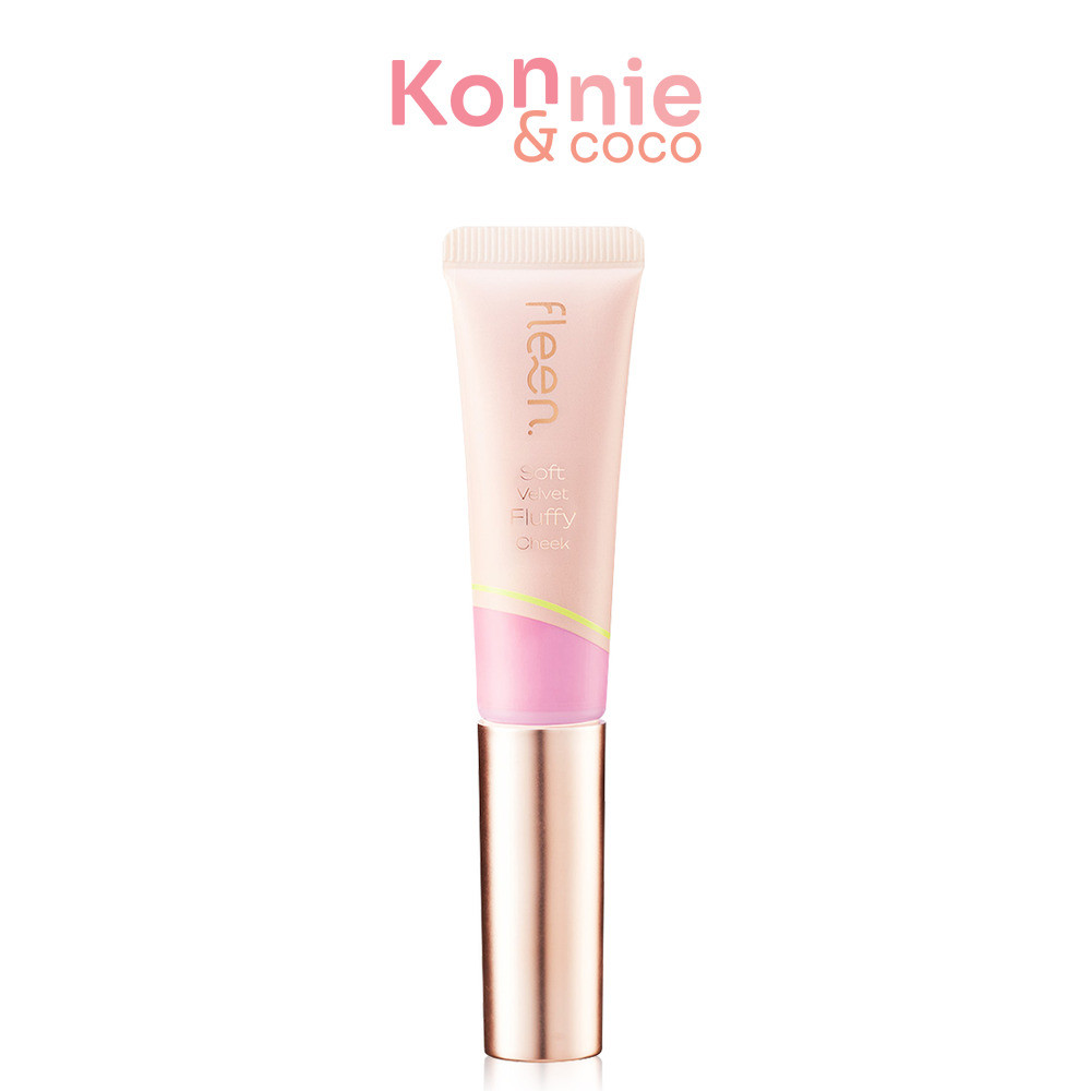 Fleen Beauty Soft Velvet Fluffy Cheek Blush On 10g #6°C Cool Iris ฟลีน บิวตี้ บลัชออนบลัชออนเนื้อละม