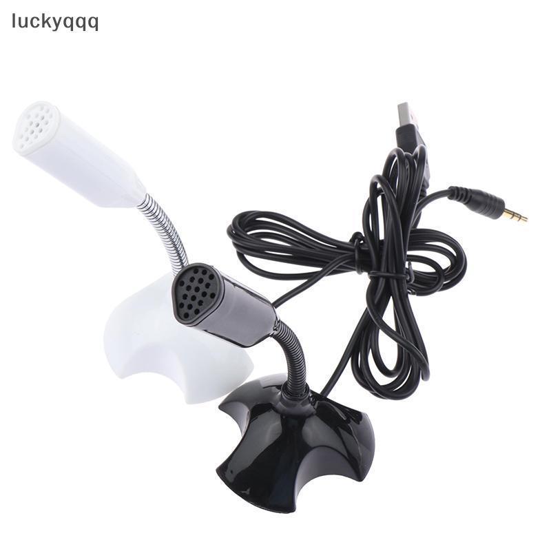Luckyqqq 3.5 มม.แล็ปท็อปไมโครโฟน USB Desktop Stand Mic พร้อมสําหรับสตูดิโอคําพูดร้องเพลงสําหรับเล่นเกมสตรีมมิ่งได้ดี ราคา ถูกที่สุด ดีลบีเคเค แกลเลอรีภาพที่ 9