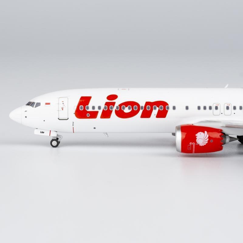พร้อมสต็อก NG ยี่ห้อ 1: 400 อินโดนีเซีย Lion Air B737 Max9 PK-LRF โมเดลเครื่องบินโลหะผสม