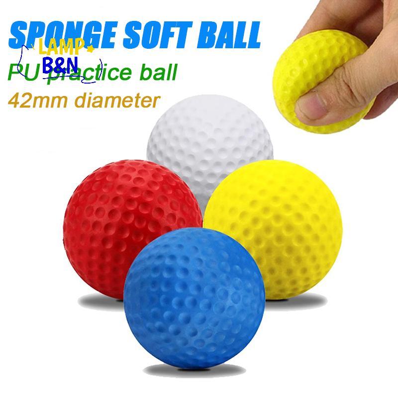 [ใหม่] พลัมปิงบอลฝึกซ้อมกอล์ฟในร่ม ขนาด 42 มม. สีผสมPu Foam Sponge