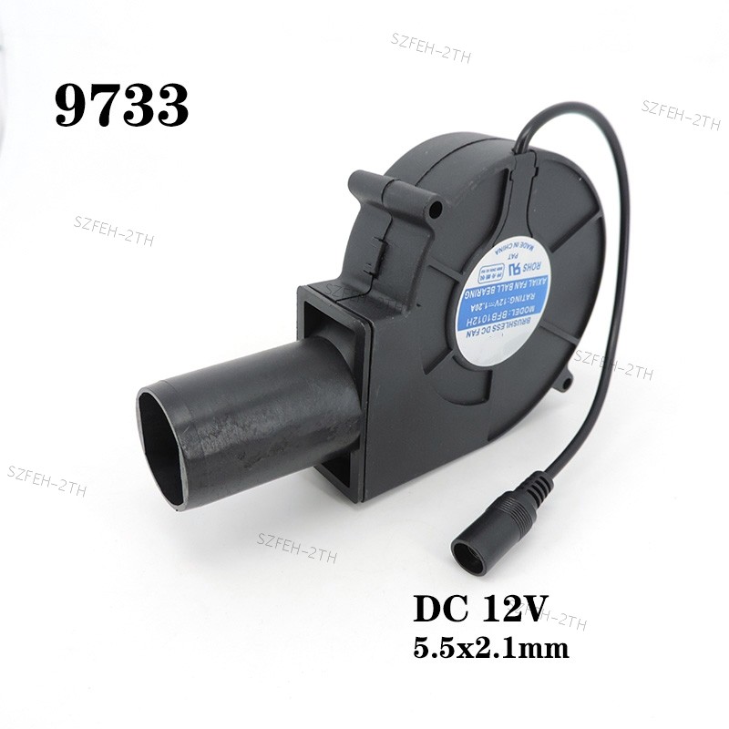 9733 Turbo Centrifugal Fan Blower 12V 97*97*33 มม.DC cooling Brushless 97 มม.Blower Cooler พัดลมสําห
