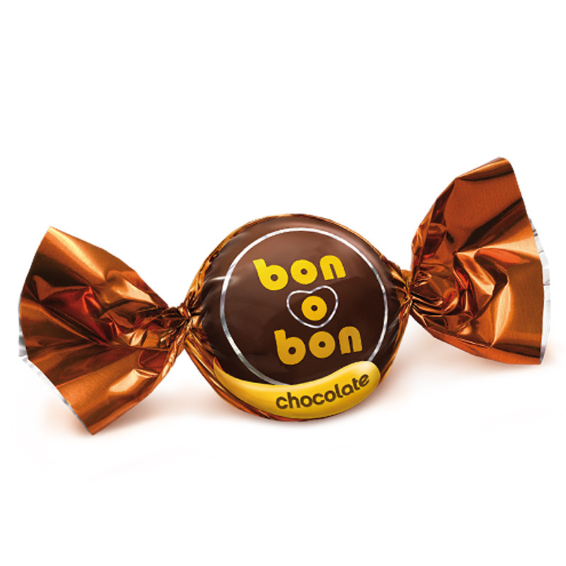 บอนโอบอนช็อกโกแลตสอดไส้ครีมช็อกโกแลตและถั่วลิสง 14ก Bon O bon Chocolate Bonbon [หมายเลขบาร์โค้ด 7790