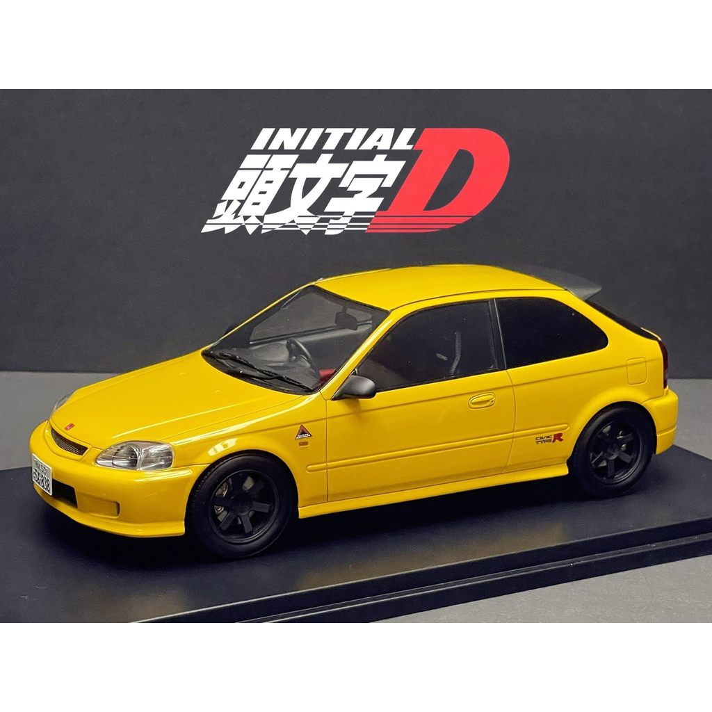 1/18 onemodel Initial D Honda Civic EK9 TYPE R Only Out-of-Print Ready Stock Initial D Dongtang Scho