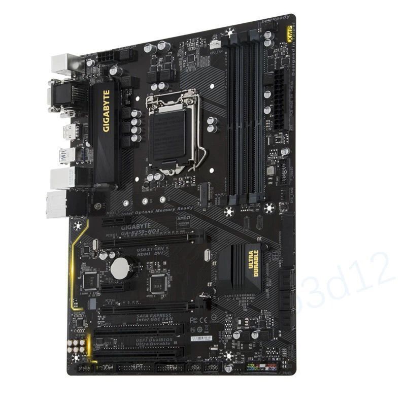 Gigabyte/Gigabyte B250-HD3 B250M-D3VM.2 บอร์ดขนาดใหญ่สี่ช่องหน่วยความจํา 1151DDR4 หน่วยความจํา