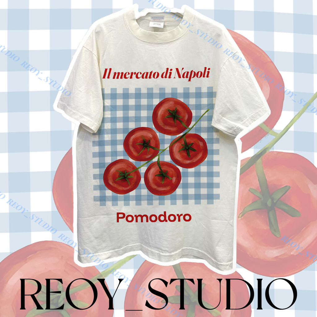 REOY_STUDIO♥ เสื้อยืดแขนสั้น เสื้อ 2026 Oversize T-Shirt  โอเวอร์ไซส์  สกรีนลายสวยงาม พิมพ์ คอกลม ฤดูร้อน#0079