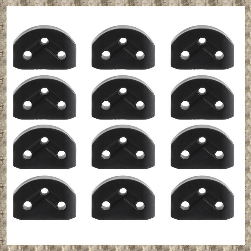 [zv0lma8i] 12 ชิ้นคลาสสิกกีตาร์ลูกกลิ้งสตริงต้นไม้ Retainer คู่มือกีตาร์ String Locks Nut Block Clam