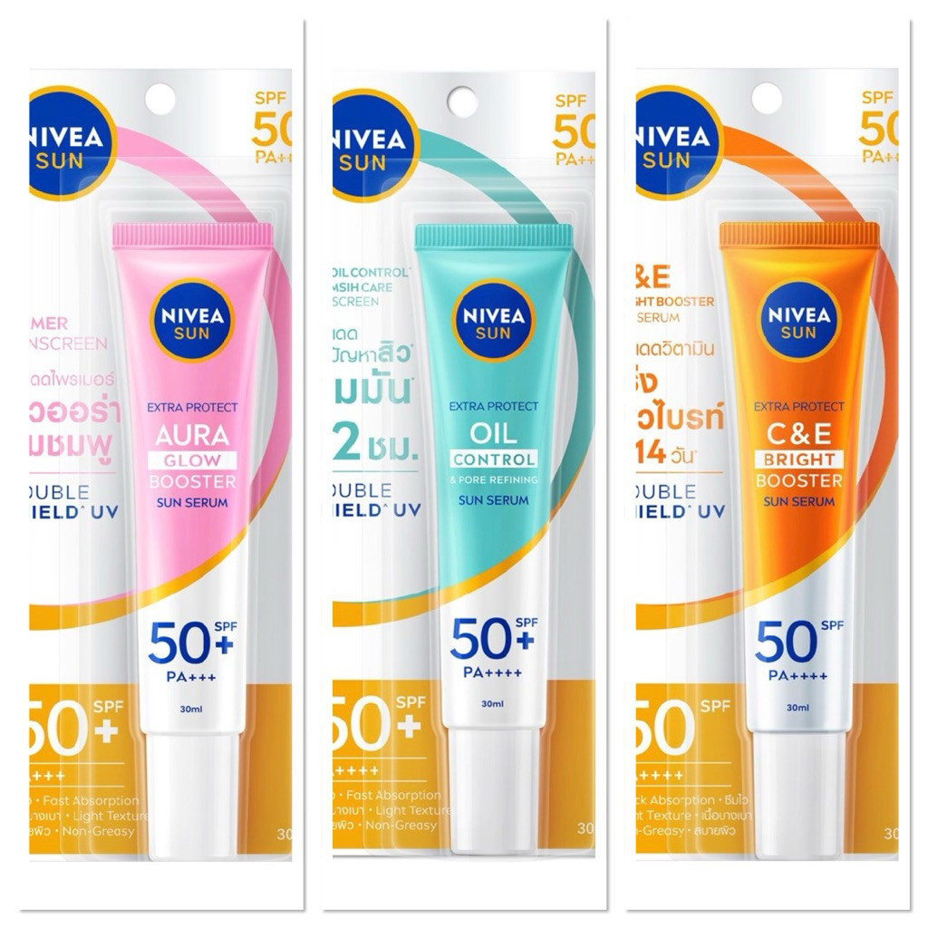 Nivea นีเวีย ซัน ครีมกันแดด โพรเท็ค เอสพีเอฟ 50+ พีเอ+++ ปริมาณ 30มล.