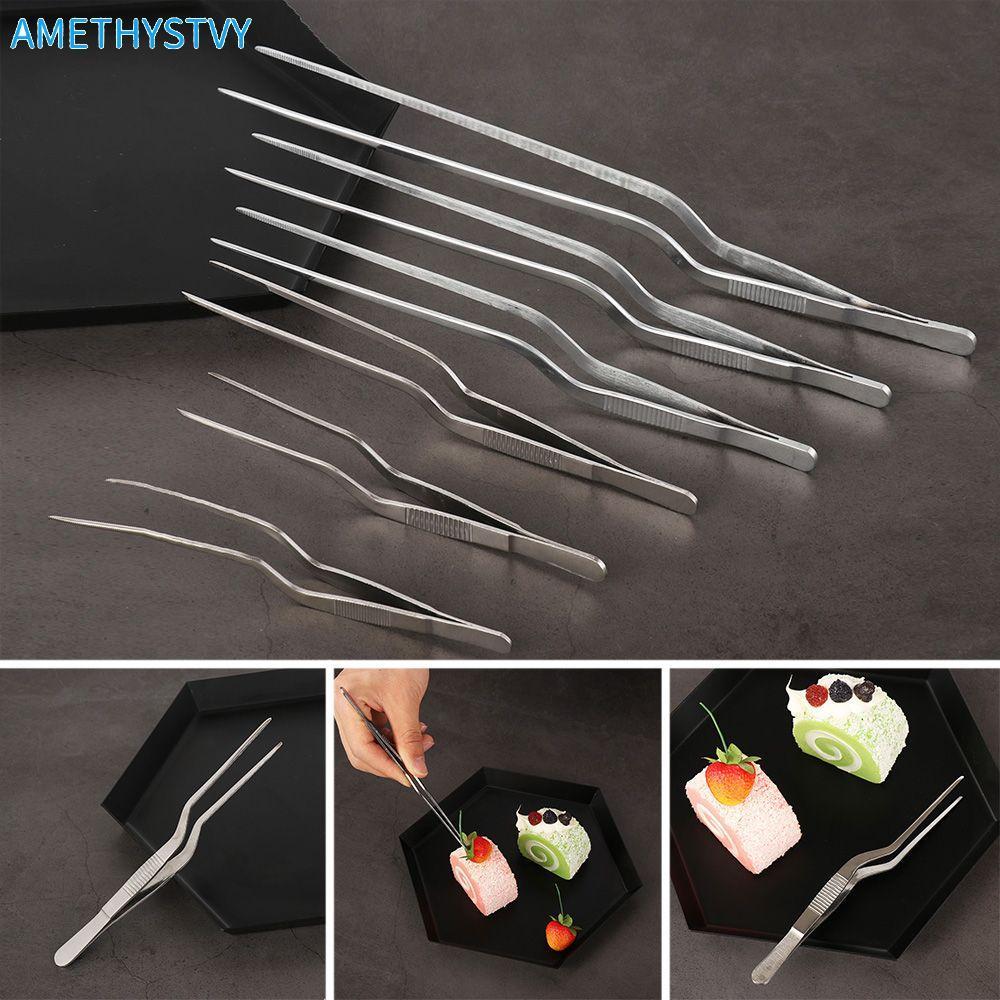 AMETHYSTVY อาหาร Tweezer เสิร์ฟ Presentation Chef สแตนเลส