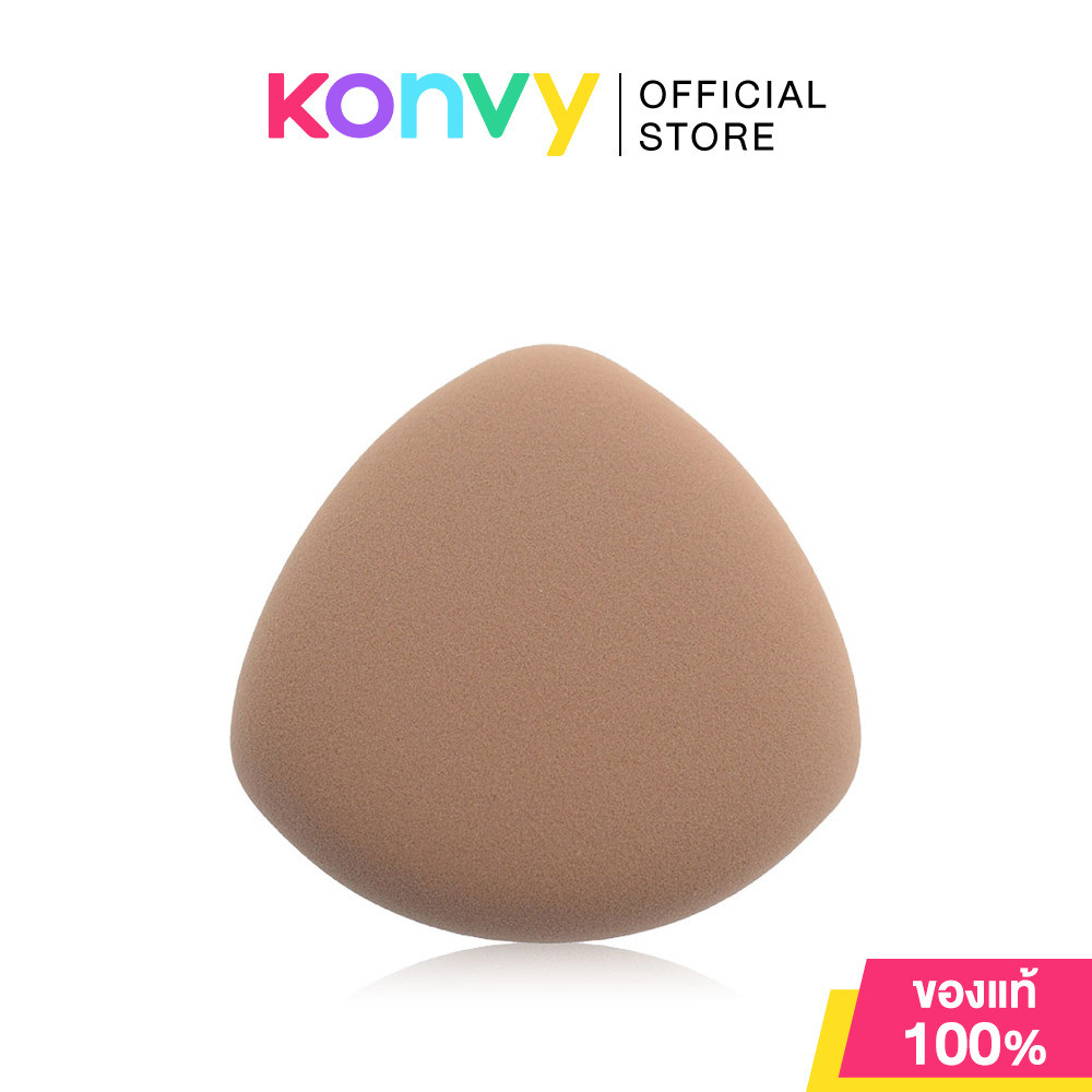 SUPERMOM Marshmallow Puff 1pc #Triangle Single พัฟมาชเมลโล่ ซุปเปอร์มัม ทรงสามเหลี่ยม มีตลับ.