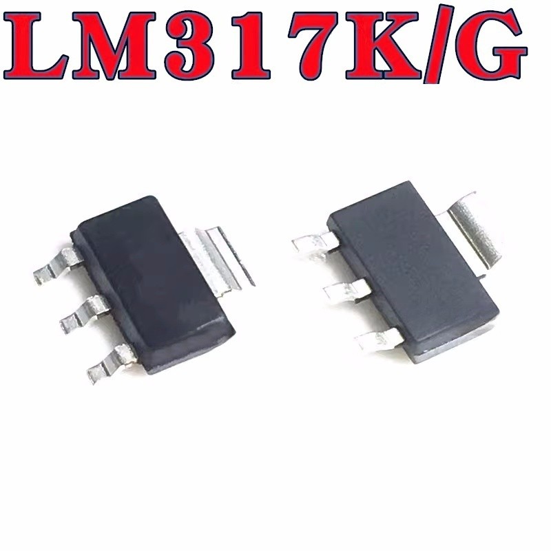 ยี่ห้อใหม่ Original LM317K SOT-223 LM317G LM317G-AA3-R เครื่องปรับแรงดันไฟฟ้าแบบปรับได้สามปลาย