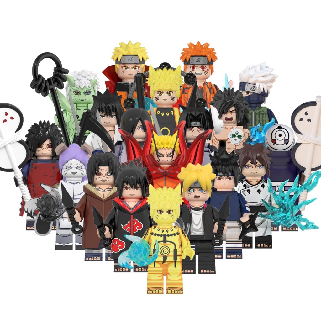 Naruto Action Figure Uchiha Sasuke Hatake Kakashi Ootutuki Hagoromo Uchiha Madara Uchiha ltachi Buil