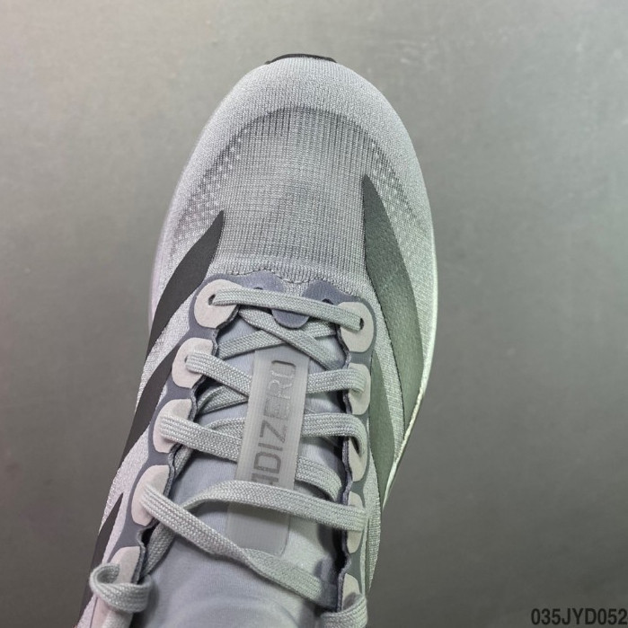 DXHY DPZ9 รองเท้าวิ่ง Adizero EVO SL สำหรับผู้ชายและผู้หญิง ด้วยแผ่นคาร์บอน JR3419