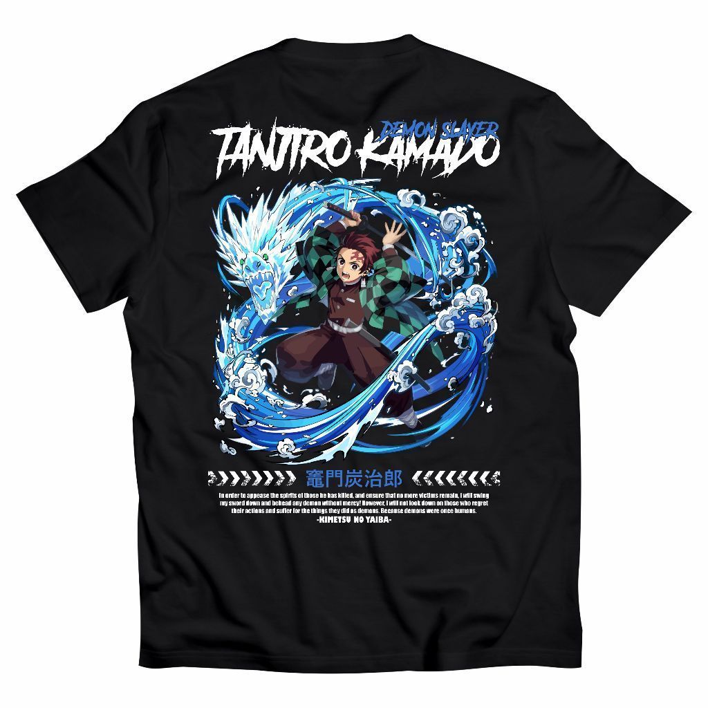 KATUN Tanjiro Kamado Demon Slayer 036DS Anime T-Shirt - Anime T-Shirt Oversize T-Shirt TAKARA ID" จั